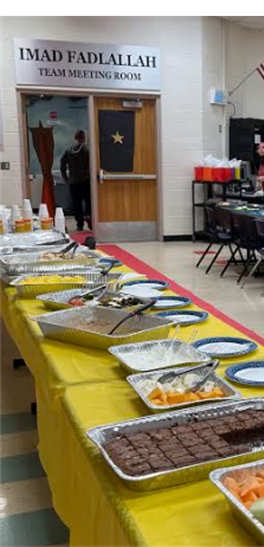 Stout Staff  Are Treated to Breakfast for “Teacher Appreciation Week”