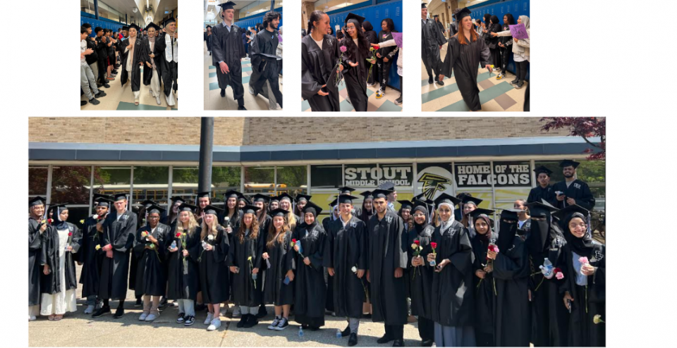Stout Students and Staff Cheer On Edsel Ford Seniors as They Prepare to Graduate!