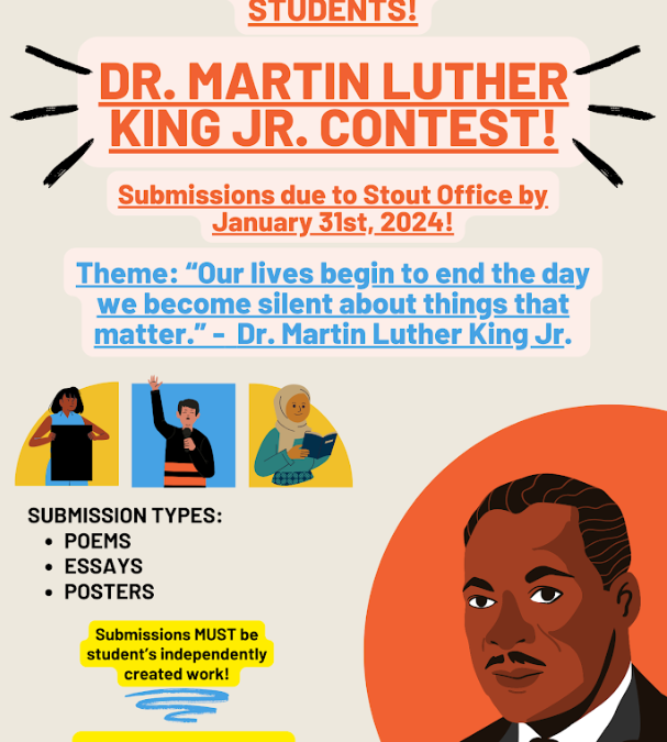 Dr. Martin Luther King Jr. Contest at Stout Middle School