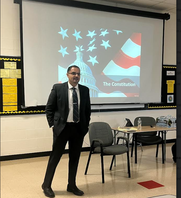 Recognizing Constitution Day at Stout Middle School