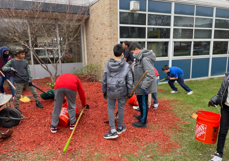 Earth Day Activities at Stout Middle School