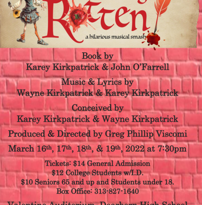 The DHS Thespians Invite the Community to see “Something Rotten”
